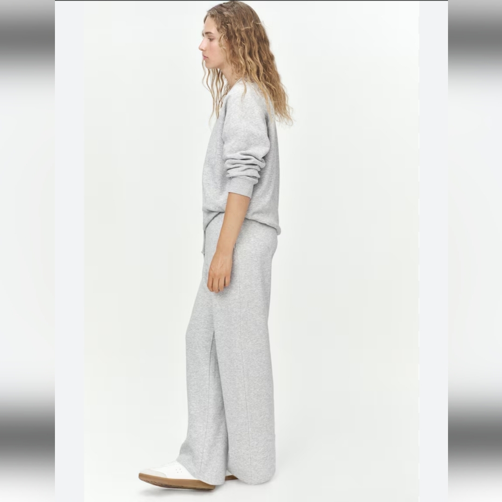 Divided Gray Wide Straight Leg Joggers Sweatpants Pants